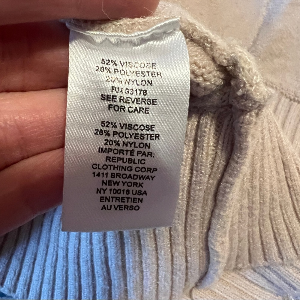 Chelsea & Theodore Blush Fringe Sweater - Picture 5 of 7
